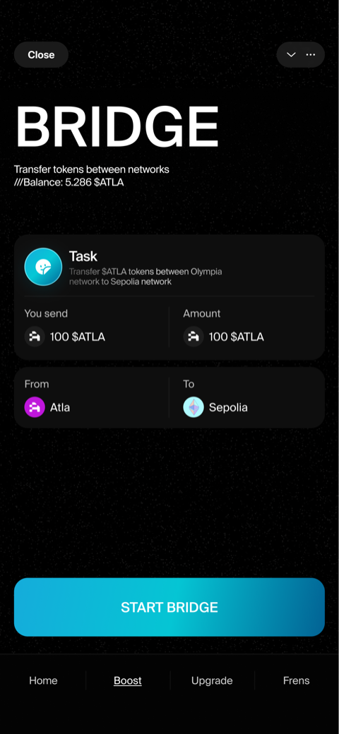 ATLETA WEB3 — экран 3